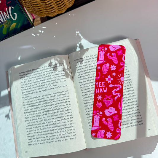 Yee-Haw Cowgirl Bookmark