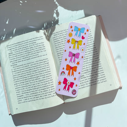 Pink Daisy Waves Bookmark