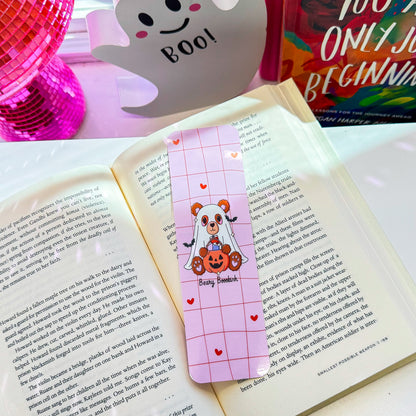 🐻🎃 Beary Boo Bookmark – Cute Halloween Edition