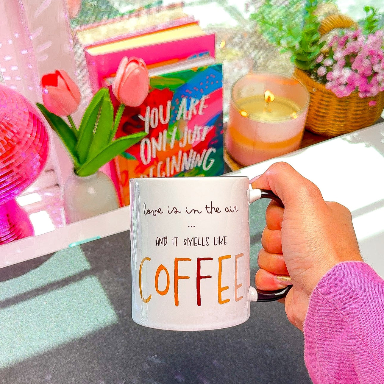 ☕💕 Love Is in the Air… and It Smells Like Coffee Mug