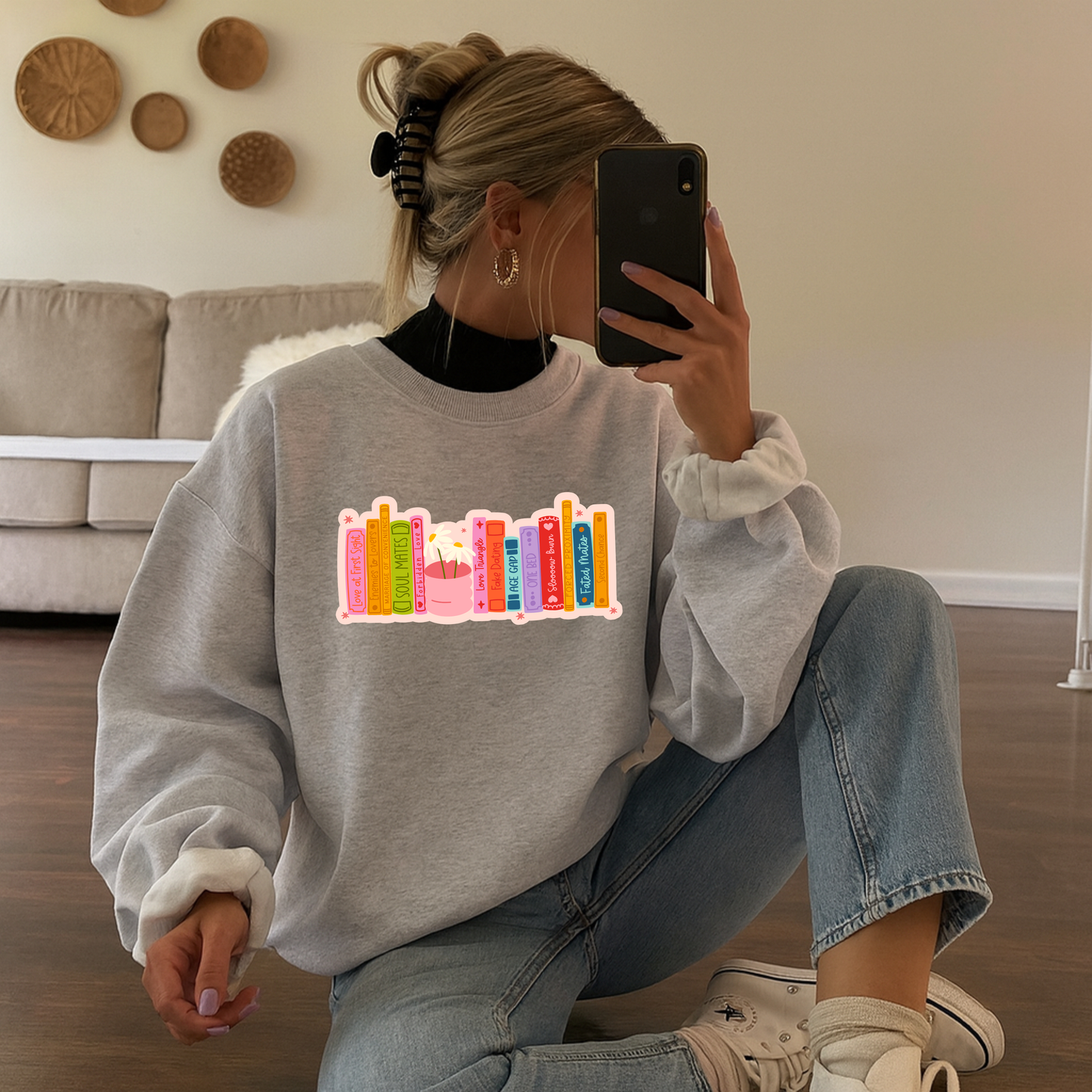 Cute Book Lover Sweater