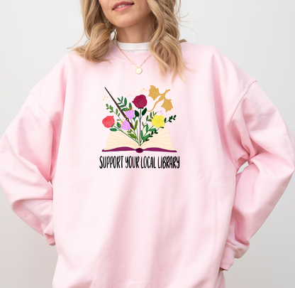 Support Your Local Library Sweatshirt
