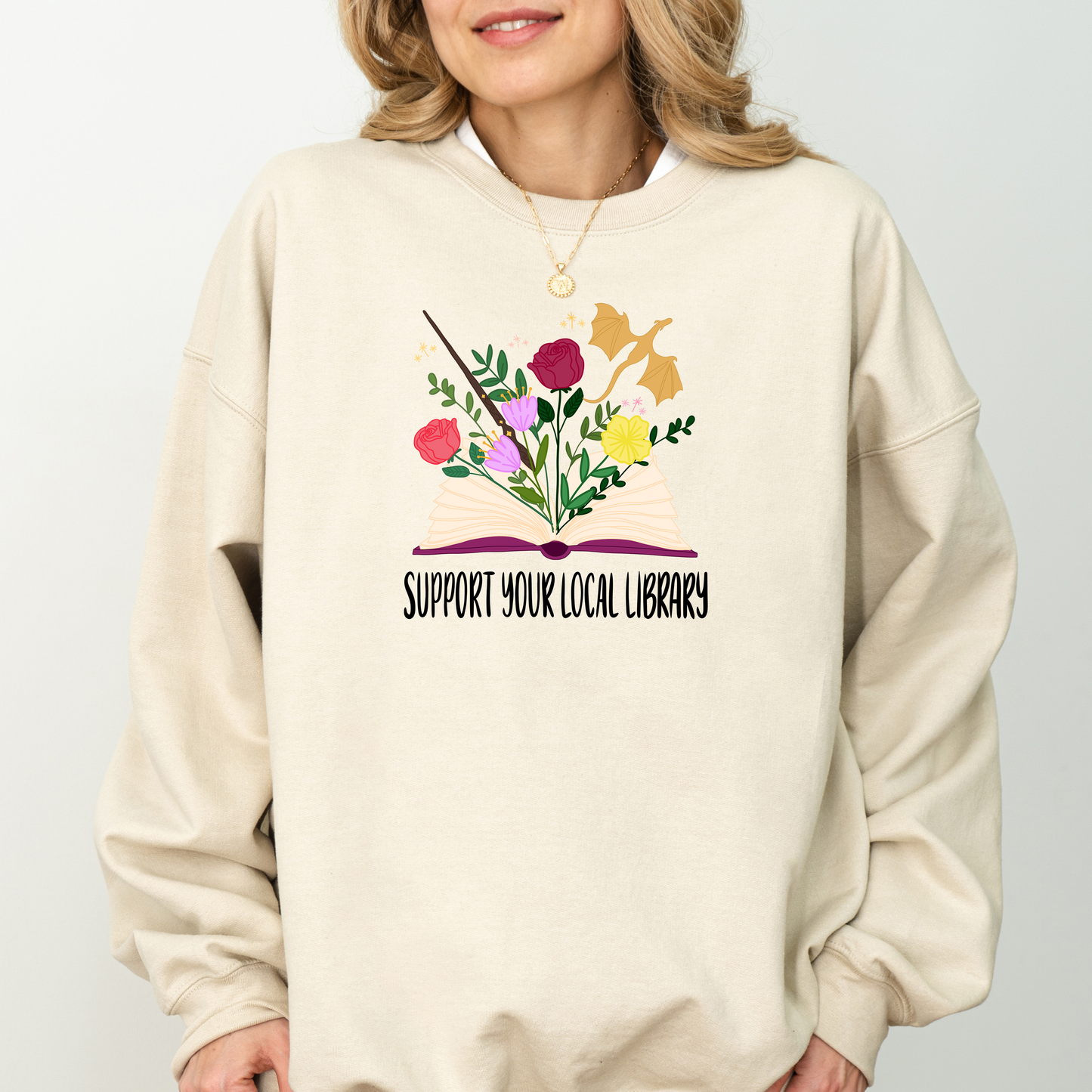 Support Your Local Library Sweatshirt