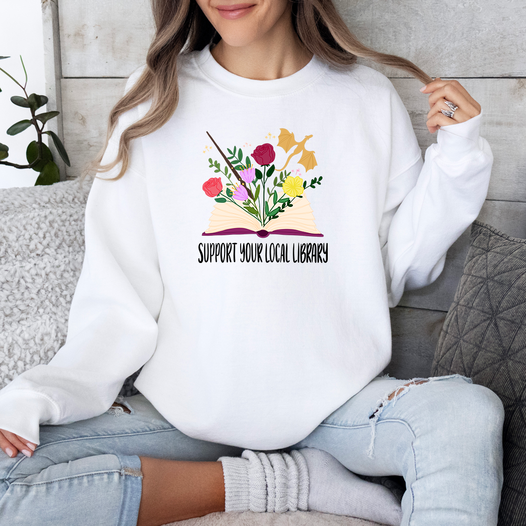 Support Your Local Library Sweatshirt