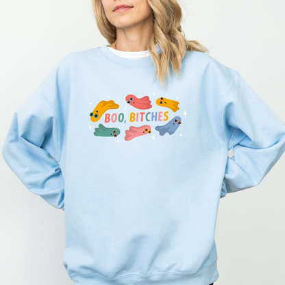 BOO, BITCHES Sweatshirt – Retro Ghosts
