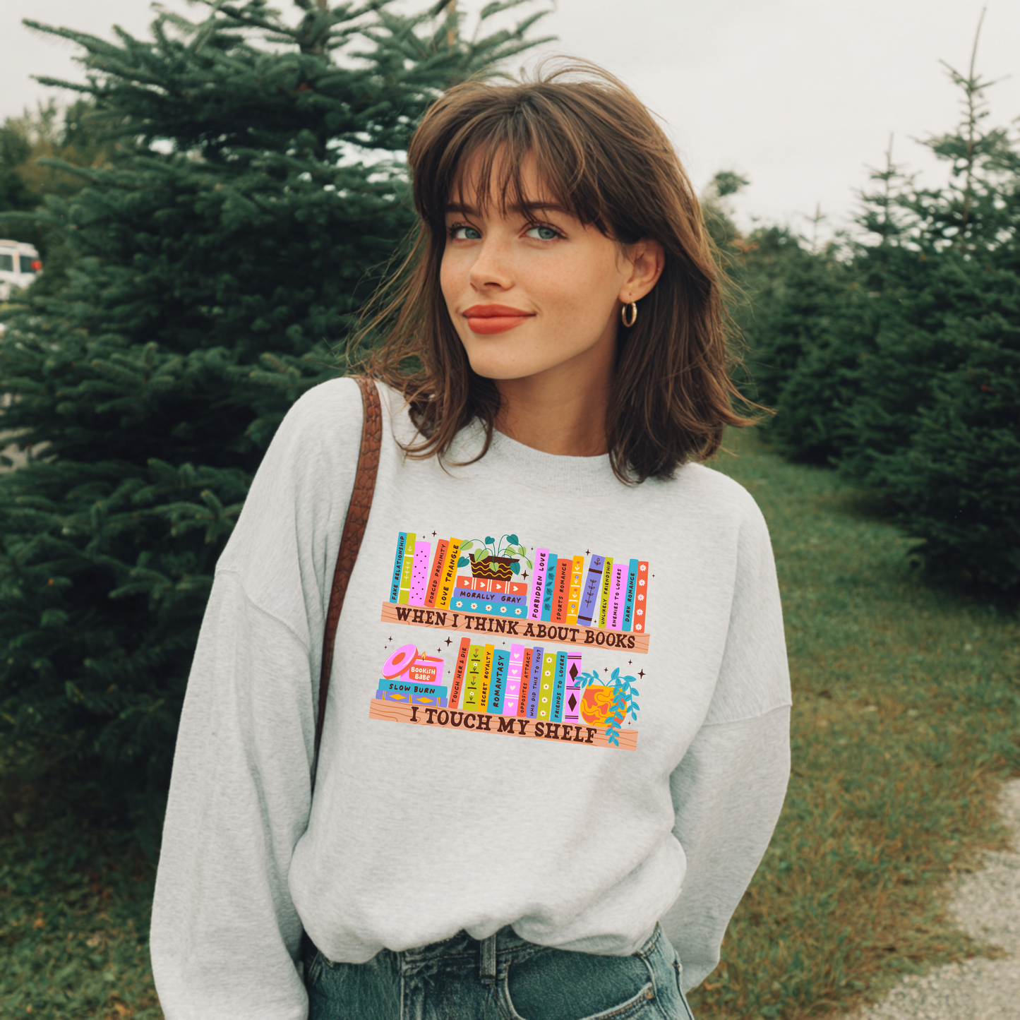 When I Think About Books Sweater