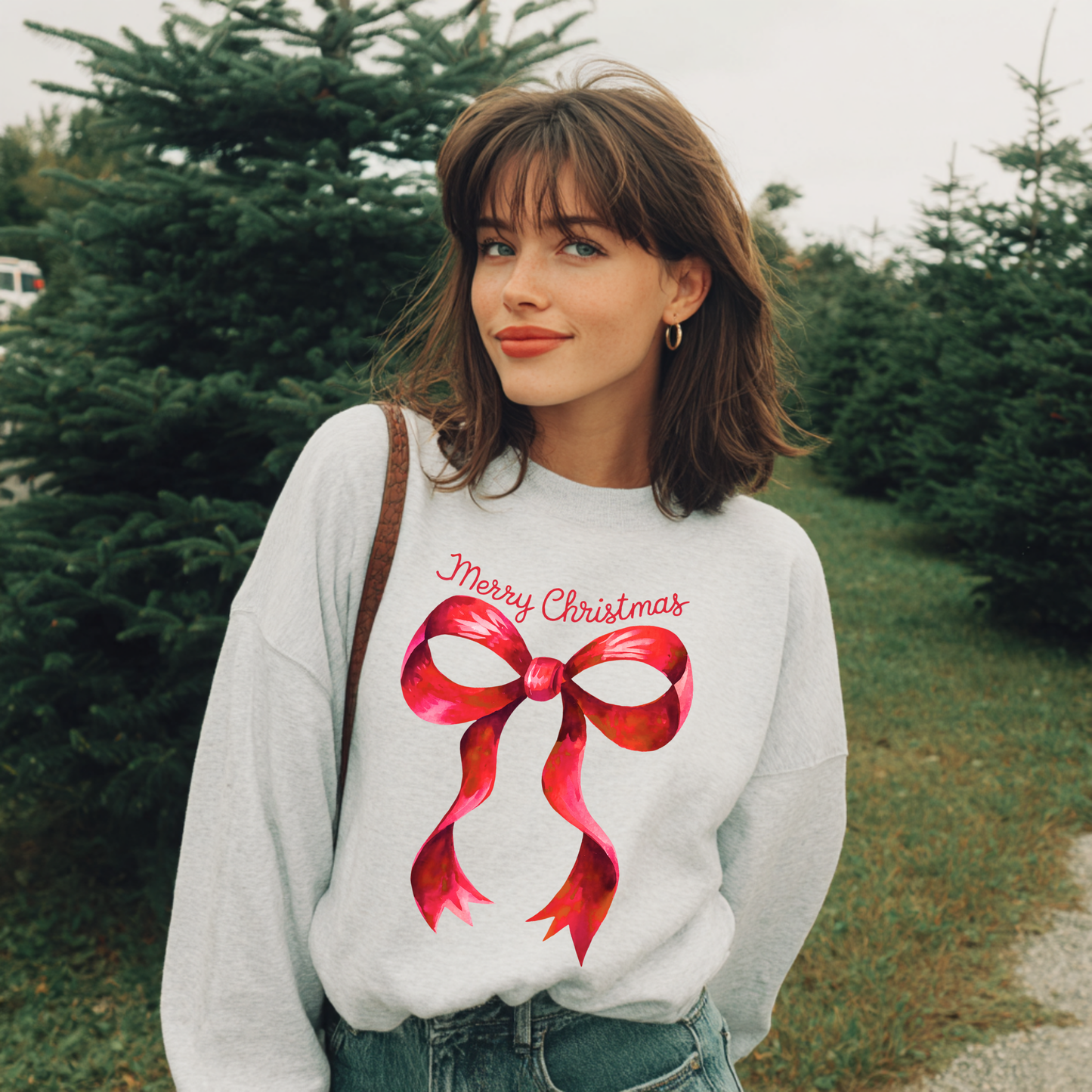 Merry Christmas Bow Sweater