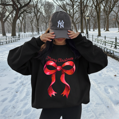 Merry Christmas Bow Sweater