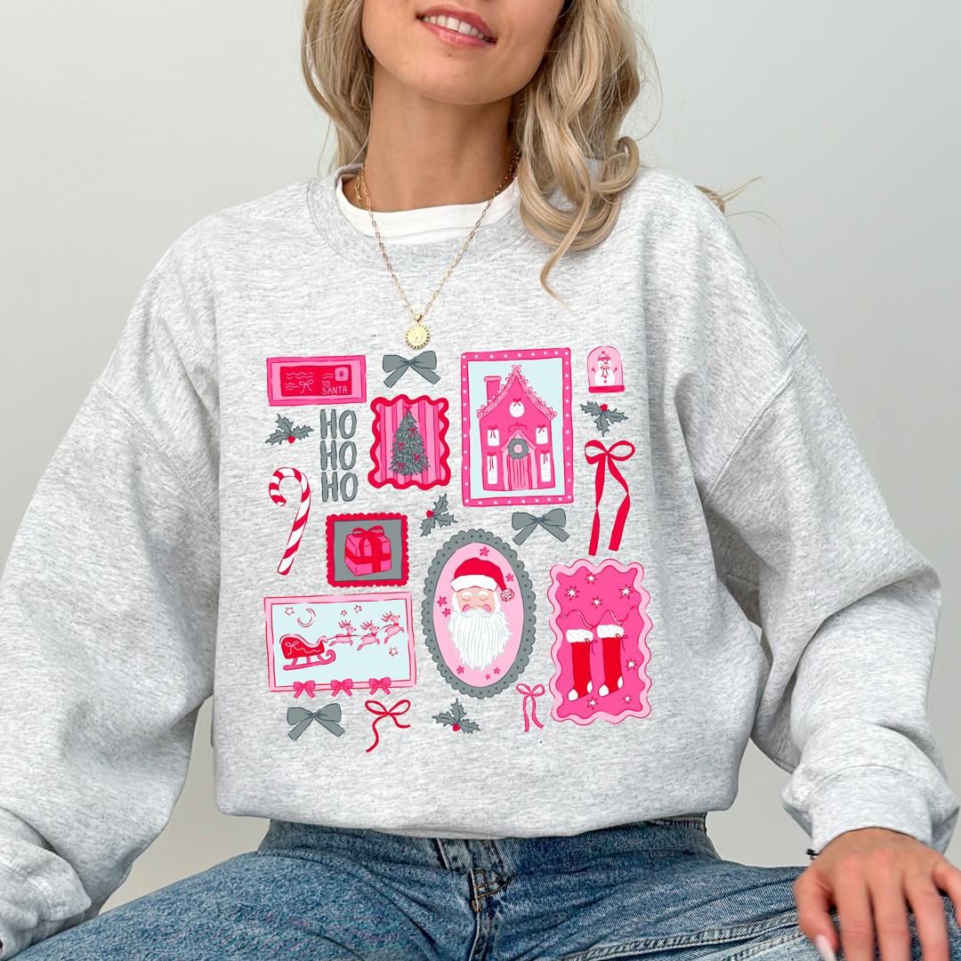 Pink Christmas Crewneck