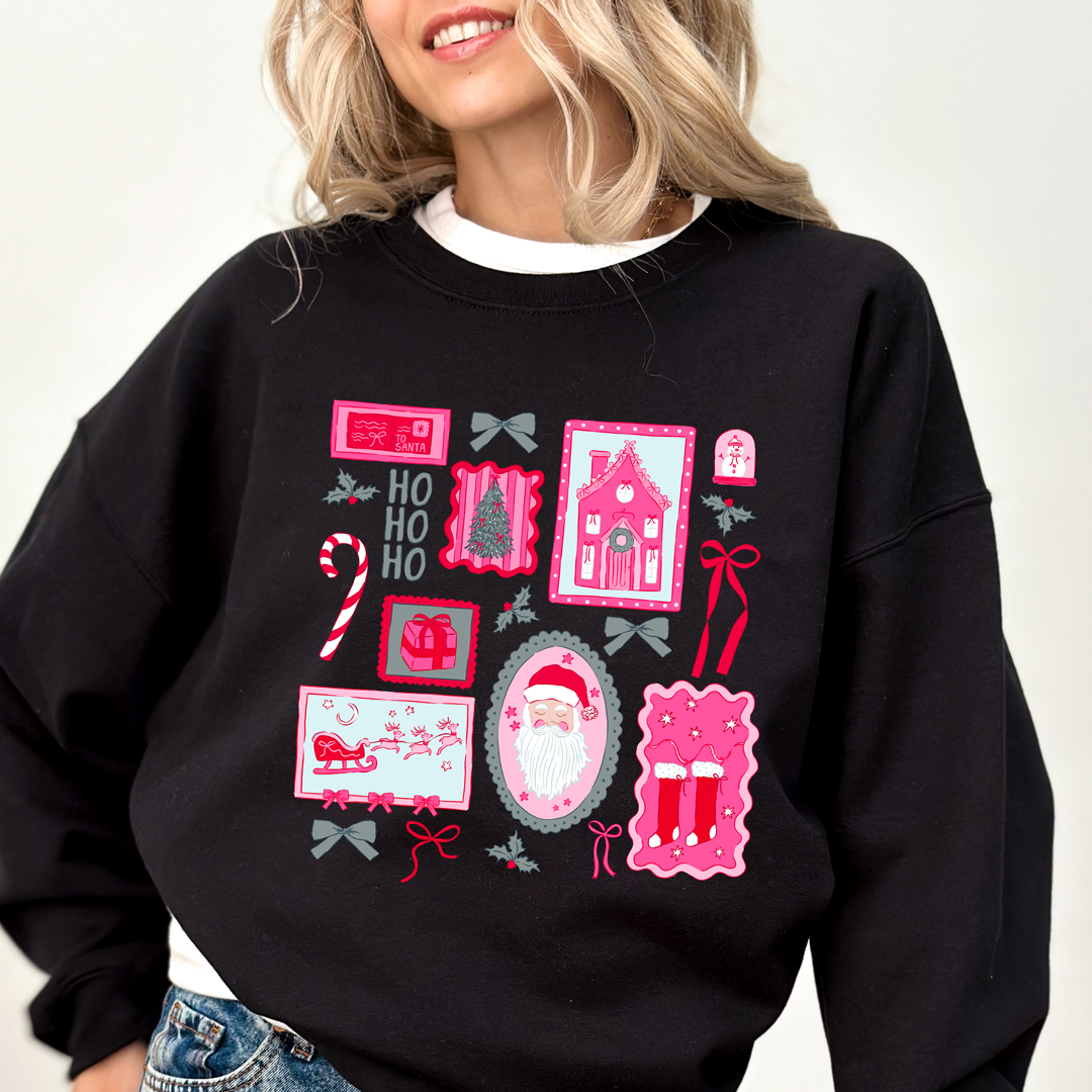 Pink Christmas Crewneck