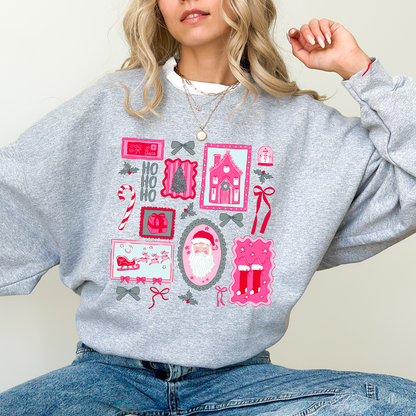 Pink Christmas Crewneck