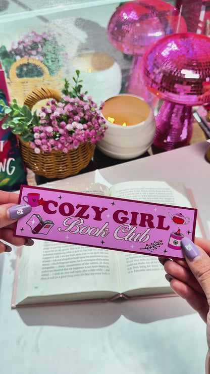 Cozy Girl Book Club Bookmark