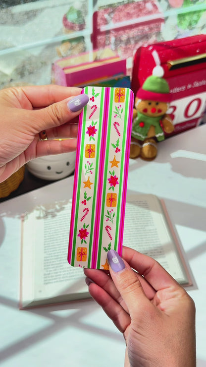 Christmas Stripes Bookmark