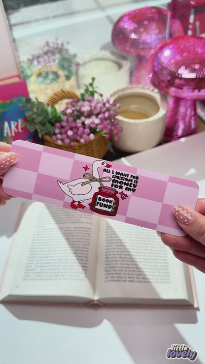 Book Fund Christmas Bookmark