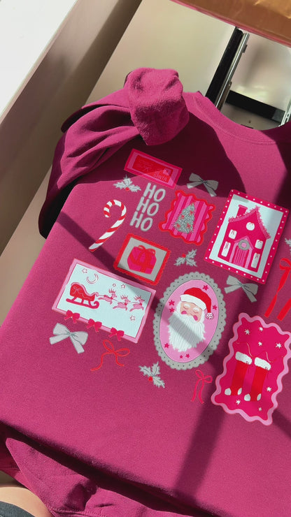 Pink Christmas Crewneck