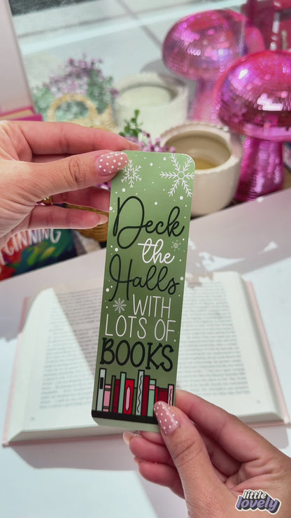 Deck the Halls with Lots of Books Bookmark