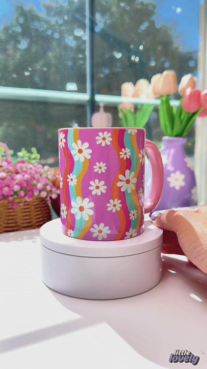 Retro Daisy Mug