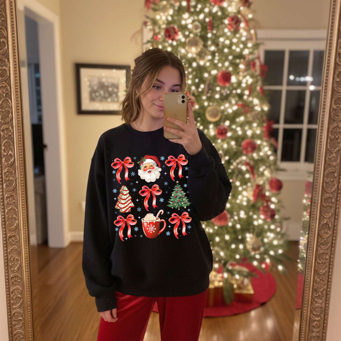 Vintage Christmas Icons Sweater