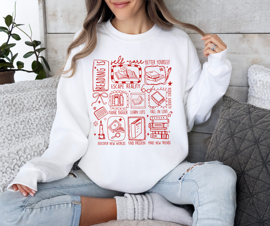 Reading Is Self-Care Sweatshirt