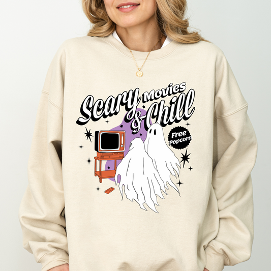 Scary Movies & Chill Sweatshirt