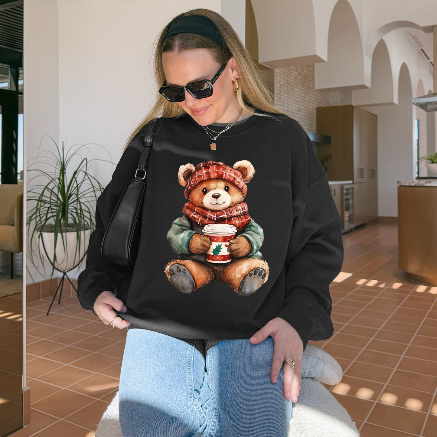 🧸 Cozy Christmas Bear Sweater